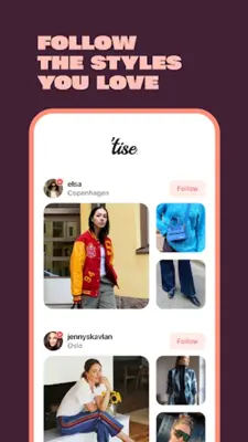 Tise | Reuse fashion android App screenshot 0